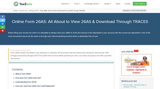 
                            13. Online Form 26AS: All About to View 26AS & Download Through ...