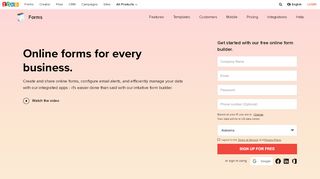 
                            8. Online form builder | Create web forms for free - Zoho Forms
