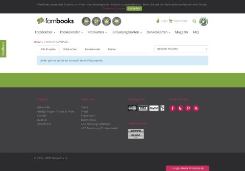 
                            4. Online-Fotoprojekte aus der Community - FamBooks