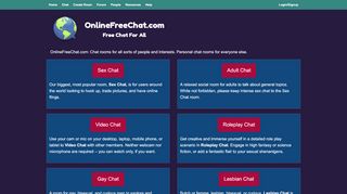 
                            12. Online Free Chat - Free Sex Chat Rooms for Adults