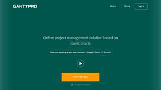 
                            3. Online Gantt Chart Software for Project Planning · GanttPRO