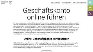 
                            6. Online-Geschäftskonto - MERKUR BANK KGaA