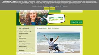 
                            1. Online - Geschäftsstelle - Novitas BKK