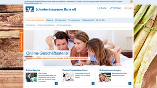 
                            6. Online-Geschäftsstelle - Schrobenhausener Bank eG