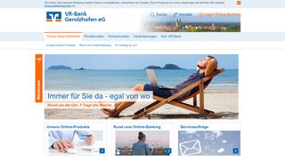 
                            7. Online-Geschäftsstelle | VR-Bank Gerolzhofen eG