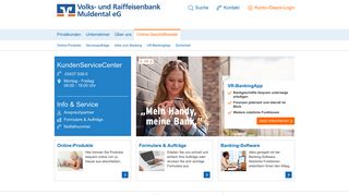 
                            2. Online-Geschäftsstelle - VR-Bank Muldental eG