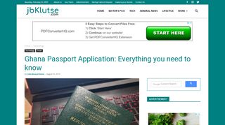 
                            8. Online Ghana passport application processes: How to apply, renew ...