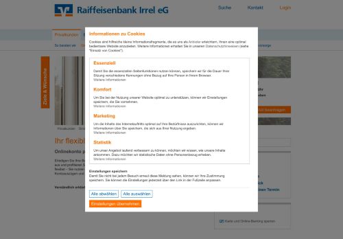 
                            5. Online-Girokonto - Raiffeisenbank Irrel eG
