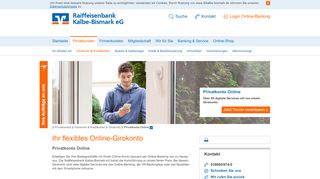 
                            3. Online-Girokonto - Raiffeisenbank Kalbe-Bismark eG