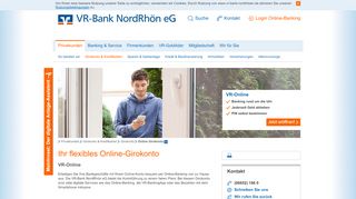 
                            3. Online Girokonto - VR-Bank NordRhön eG