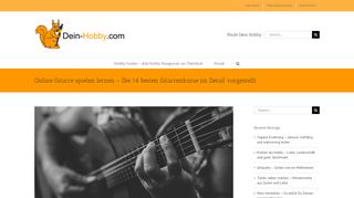 
                            11. Online Gitarre spielen lernen - Die 14 besten Gitarrenkurse im Detail ...