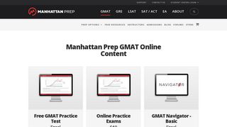 
                            12. Online GMAT Resources - Manhattan Prep