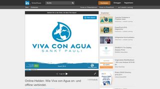 
                            9. Online-Helden: Wie Viva con Agua on- und offline verbindet.