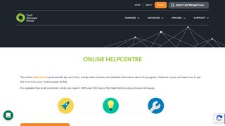 
                            8. Online HelpCentre - Cash Manager Focus