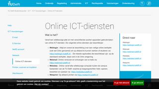 
                            2. Online ICT-diensten - TU Delft