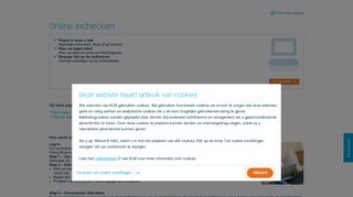 
                            8. Online inchecken - KLM.com