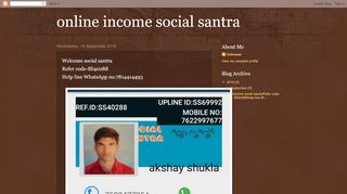 
                            3. online income social santra