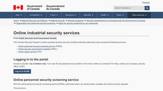 
                            1. Online industrial security services – Apply for security ... - OLISS