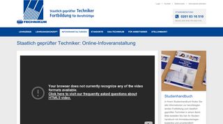 
                            3. Online-Info : DAA-Technikum