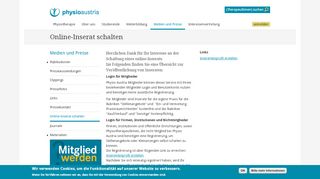 
                            9. Online-Inserat schalten | physioaustria.at