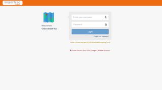 
                            11. Online IntelliTrac : Login