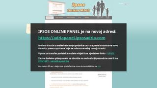 
                            1. Online IpsosAdria Panel se seli na novu adresu