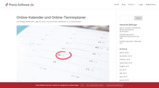 
                            7. Online-Kalender und Online-Terminplaner | Praxis-Software