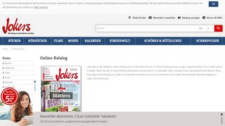 
                            3. Online Katalog | Gleich reinblättern bei Jokers.de