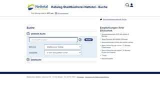 
                            1. Online-Katalog Stadtbibliothek Dinslaken - Suche