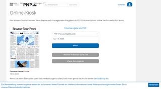 
                            6. Online-Kiosk - Einzelausgabe der PNP als PDF kaufen