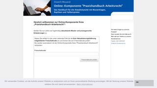 
                            12. Online-Komponente zum Praxishandbuch Arbeitsrecht - Deubner ...