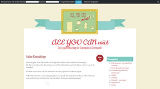 
                            6. Online Kontoabfrage | ALL YOU CAN miet |