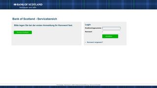 
                            3. Online-Kundenbereich - Bank of Scotland Onlinebanking
