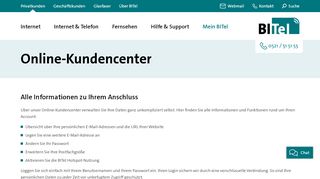 
                            3. Online-Kundencenter - BITel