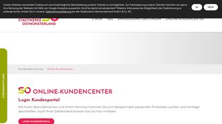 
                            5. Online-Kundencenter | Stadtwerke Ostmünsterland