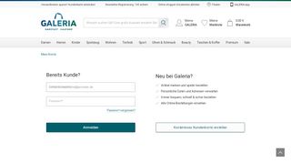
                            1. Online-Kundenkonto bei karstadt.de
