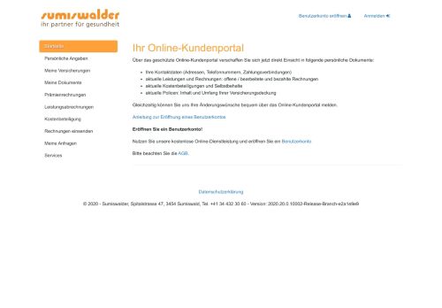 
                            2. Online-Kundenportal - Sumiswalder