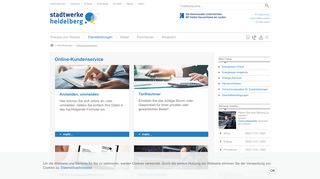
                            3. Online-Kundenservice - Stadtwerke Heidelberg