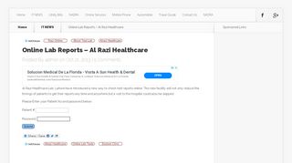 
                            4. Online Lab Reports - Al Razi Healthcare | See And Report ...