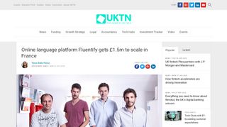 
                            10. Online language platform Fluentify gets £1.5m to scale in France - UKTN