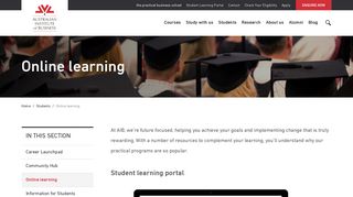 
                            5. Online Learning - Distance Online MBA | aib.edu.au