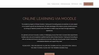 
                            6. Online learning login - simple solutions training and consulting