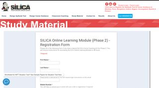 
                            3. Online Learning Module for Phase 2 of NID, NIFT ... - SILICA Institute
