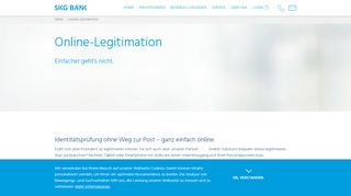 
                            7. Online-Legitimation | SKG BANK