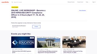 
                            12. ONLINE: LIVE WORKSHOP - Become a 2019 HIPAA/SECURITY ...