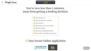 
                            2. Online Loan Application - Apply For a Loan | Hoopla Loans