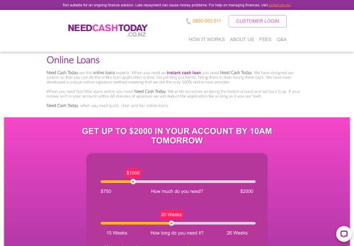 
                            3. Online Loans NZ - Online Fast Loans | Moola NZ