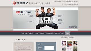 
                            4. Online log in - Impulse Studio. XBody Studio Kuala Lumpur.