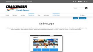 
                            13. Online Login | Challenger - Challenger Motor Freight