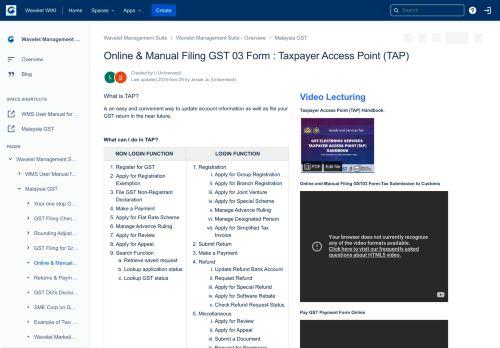 
                            10. Online & Manual Filing GST 03 Form : Taxpayer Access ...